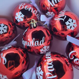 Esferas Navideñas Personalizadas