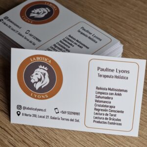 Tarjetas de presentación